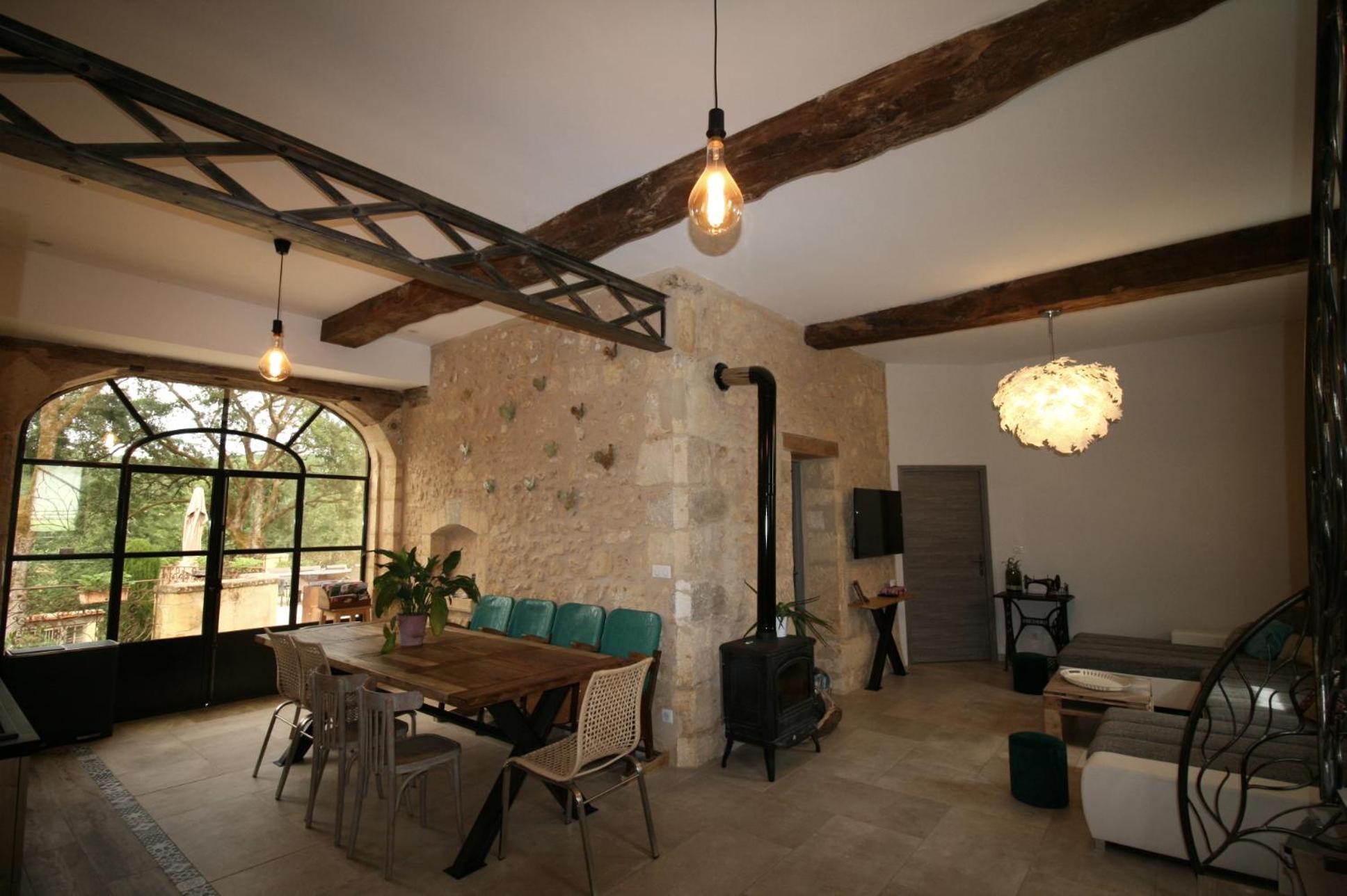 Gite Du Manoir Le Roc Couze-et-Saint-Front Kültér fotó